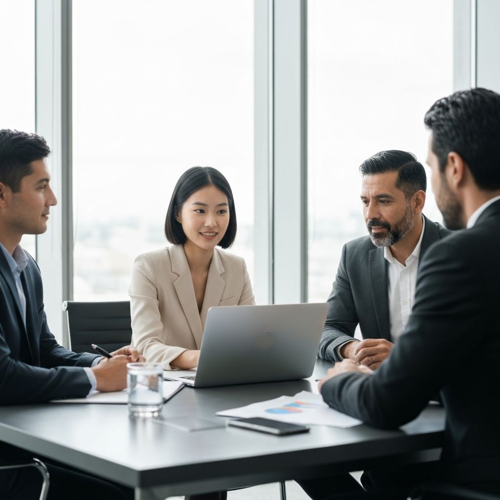 Profesjonalne spotkanie biznesowe - zespół World Ventures podczas konsultacji strategicznej